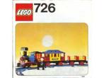LEGO 12V trein 726 12V Western Train with 2 Wagons and Cowbo, Complete set, Ophalen of Verzenden, Lego, Zo goed als nieuw