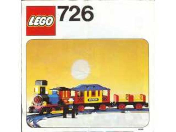 LEGO 12V trein 726 12V Western Train with 2 Wagons and Cowbo, Kinderen en Baby's, Speelgoed | Duplo en Lego, Zo goed als nieuw