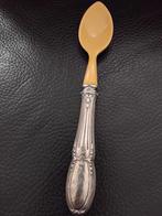 Cuillère antique/argentée et osseuse., Antiquités & Art, Antiquités | Argent & Or, Enlèvement ou Envoi, Argent