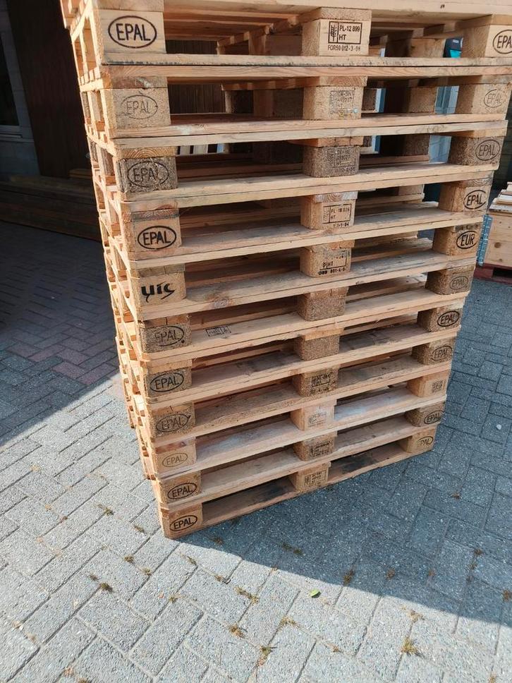 Euro palletten epal palet lounge zithoek europallets, Doe-het-zelf en Bouw, Hout en Planken, Zo goed als nieuw, Ophalen