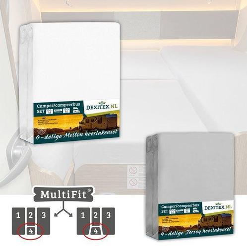 Textielpakket  4 delig met midden matras -1 hoeslakenset(4, Caravans en Kamperen, Caravanaccessoires