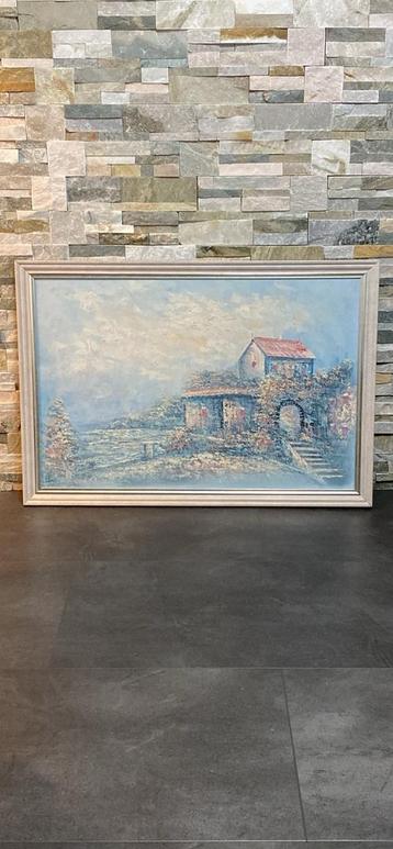 Cadre peinture à la spatule très très bon état   beschikbaar voor biedingen
