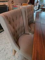 Eetkamerstoelen 4 stuks, Huis en Inrichting, Stoelen, Ophalen, Hout, Gebruikt, Bruin