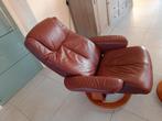 Zetel in lederlook, Huis en Inrichting, Zetels | Zetels, Ophalen, Kunststof, Eenpersoons, Zo goed als nieuw