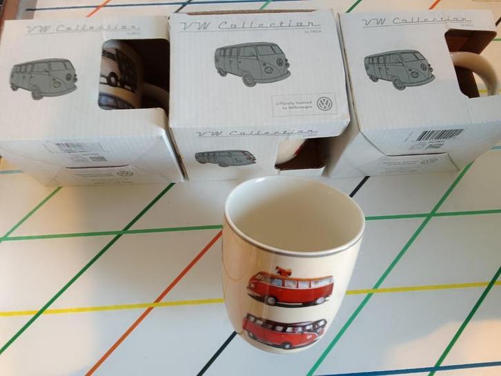 Tasse à déjeuner VW Volkswagen Bus, Collections, Verres & Petits Verres, Neuf, Envoi