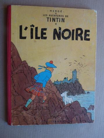 Tintin - L' Ile Noire - B25 bis de 1958, Envoi, Utilisé, HERGE