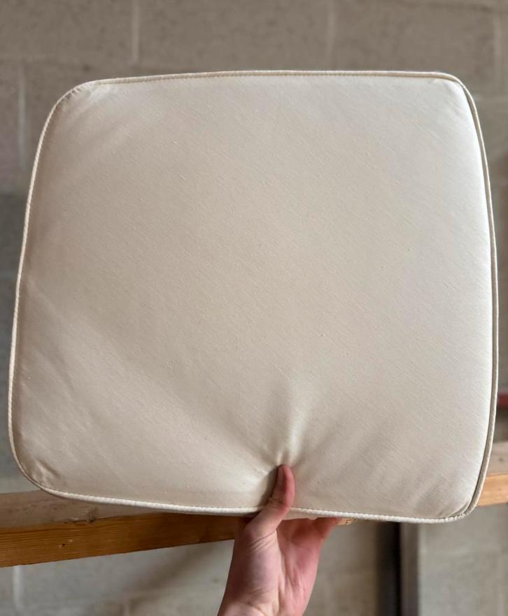 Stoelkussens, Huis en Inrichting, Woonaccessoires | Kussens, Nieuw, Wit, Vierkant, Ophalen