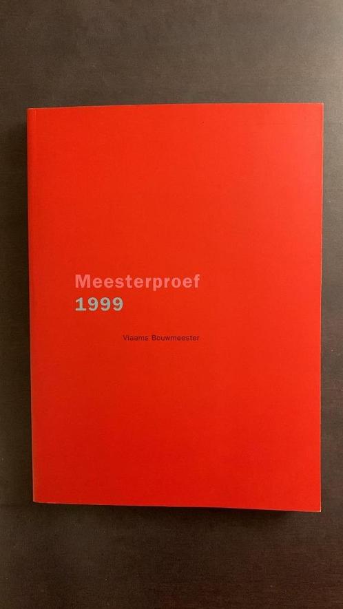 Meesterproef 1999 (Vlaams Bouwmeester), Livres, Art & Culture | Architecture, Comme neuf, Architecture général, Enlèvement ou Envoi