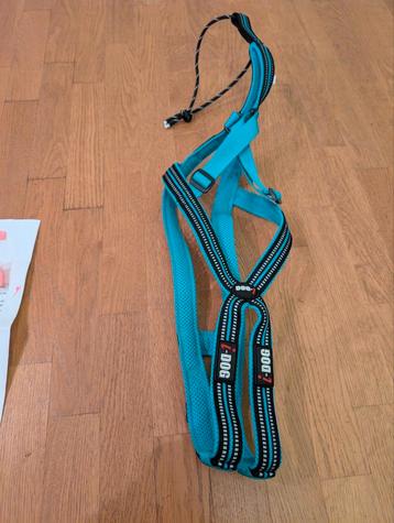 Canicross harnas, CaniVTT X-Back ONE blauw beschikbaar voor biedingen
