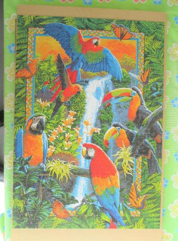 puzzel clementoni papegaai 1500, Ophalen of Verzenden, 500 t/m 1500 stukjes, Zo goed als nieuw, Legpuzzel