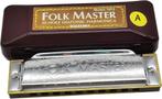 Mondharmonica Suzuki Folk Master - NIEUW in doosje!, Muziek en Instrumenten, Blaasinstrumenten | Mondharmonica's, Ophalen of Verzenden