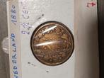 Nederland 2 1/2cent 1880 zeer mooie oude verzamelmunt, Ophalen of Verzenden