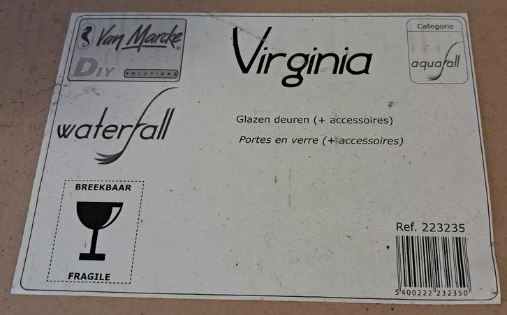 Nieuwe douchecabine 90x90 cm hoekmodel, Bricolage & Construction, Sanitaire, Neuf, Douche, Enlèvement