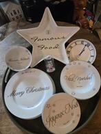 Riviera maison kerstservies, Huis en Inrichting, Woonaccessoires | Etagères, Ophalen, Zo goed als nieuw