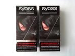 2 boîtes de teinture pour cheveux permanente Syoss noire 1.1, Enlèvement ou Envoi, Neuf