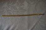 Armband schakels goudkleurig lengte 18 cm, Ophalen of Verzenden, Zo goed als nieuw, Goud, Overige materialen