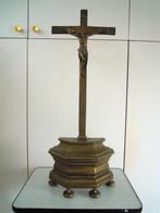 groot koperen altaar kruisbeeld  op voet, Antiquités & Art, Antiquités | Objets religieux, Enlèvement