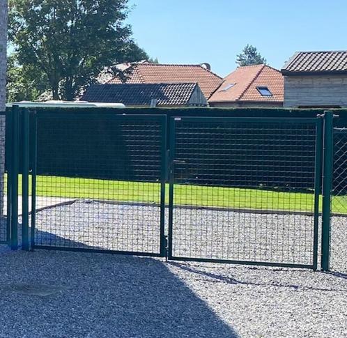 Tuin poort 2 vleugels, Tuin en Terras, Tuinpoorten, Gebruikt, Draaipoort, Staal, 100 tot 150 cm, 100 tot 150 cm, Ophalen