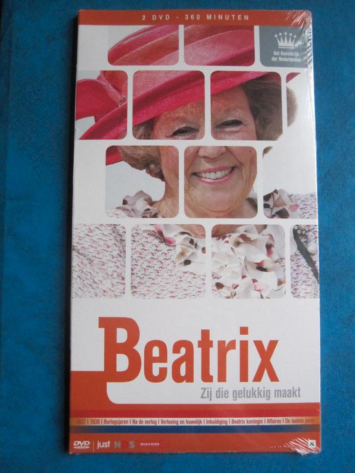 Beatrix Zij die gelukkig maakt (2 disc) nieuw in de verpakki, Cd's en Dvd's, Dvd's | Documentaire en Educatief, Nieuw in verpakking