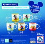 Timbre aldi mugs Disney, Collections, Actions de supermarché, Aldi, Enlèvement ou Envoi