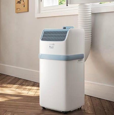 DeLonghi Pingiuno Compacte Airco ES72, Electroménager, Climatiseurs, Comme neuf, Climatiseur mobile, 3 vitesses ou plus, Refroidissement et Déshumidification