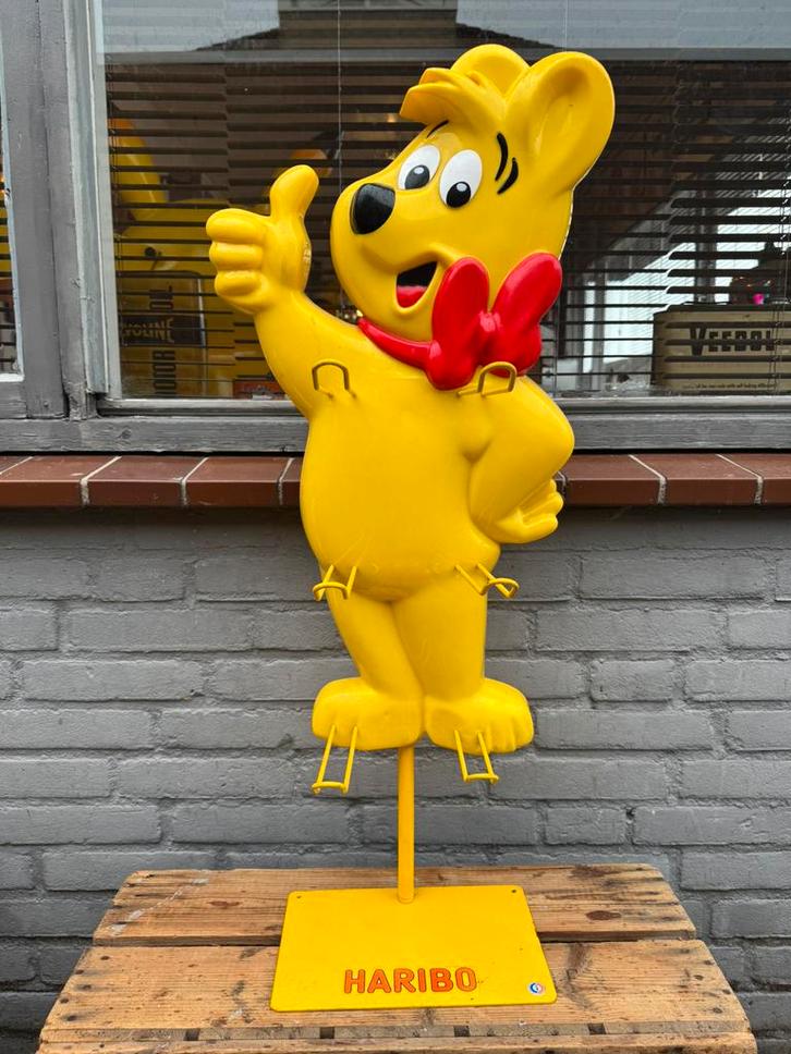 Présentoir publicitaire de la boutique vintage Haribo, Collections, Marques & Objets publicitaires, Utilisé, Panneau publicitaire