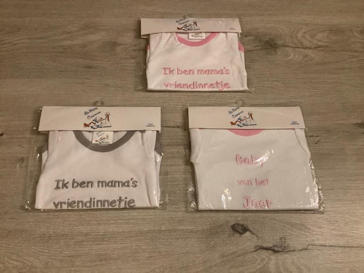 Baby verschillende body's met tekst (Nieuw) (Maat 50), Kinderen en Baby's, Babykleding | Maat 50, Nieuw, Jongetje of Meisje, Nacht- of Onderkleding