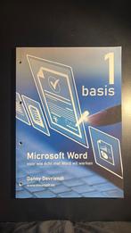 Danny Devriendt - Microsoft Word - 1 version de base, Enlèvement ou Envoi, Neuf, Néerlandais, Danny Devriendt