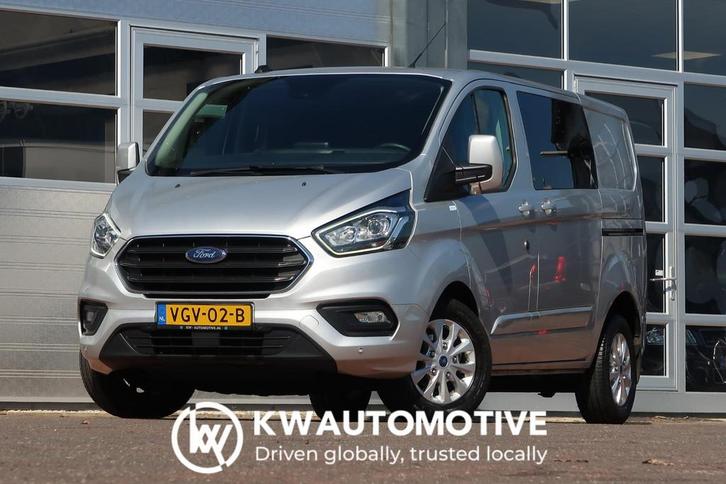Ford Transit Custom 300 2.0 TDCI L1H1 Limited DC AUT/ LED/ C, Auto's, Bestelwagens en Lichte vracht, Bedrijf, Te koop, ABS, Achteruitrijcamera