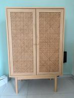 Vitrinekast JYSK hout warm eiken, 25 à 50 cm, Comme neuf, Enlèvement, 50 à 100 cm