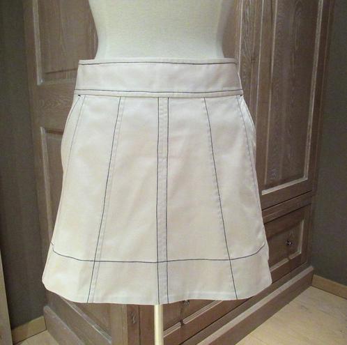 Nieuwe écru katoenen InWear rok, mt 36, Kleding | Dames, Rokken, Nieuw, Maat 36 (S), Wit, Verzenden
