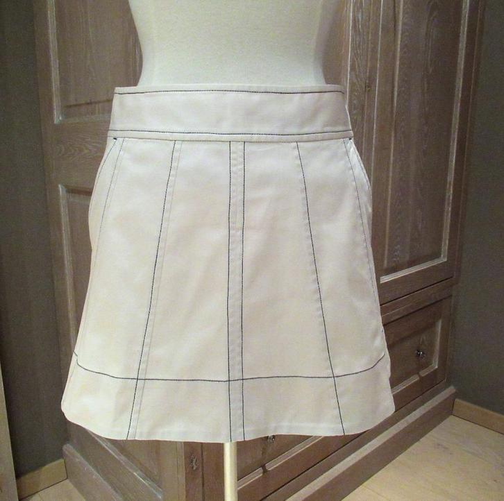 Nieuwe écru katoenen InWear rok, mt 36, Vêtements | Femmes, Jupes, Neuf, Taille 36 (S), Blanc, Envoi