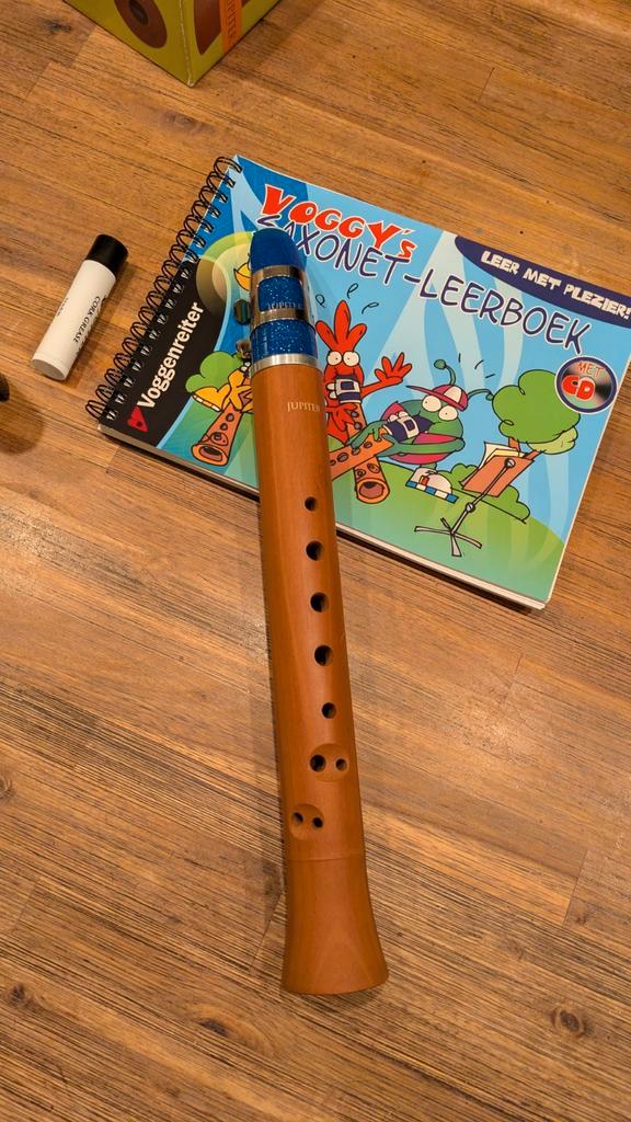 Saxonett de Jupiter, Musique & Instruments, Instruments à vent | Clarinettes, Comme neuf, Autres types, Bois, Avec valise, Enlèvement ou Envoi