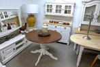 Prachtige witte landelijke meubel sets :  eettafel, Huis en Inrichting, Tafels | Eettafels, Eikenhout, Ophalen of Verzenden, Zo goed als nieuw