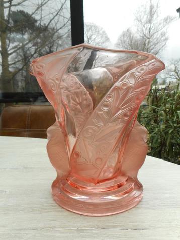 Rare - Vase à perruche Brockwitz - Vers 1930