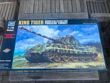 Tourelle Trompette Porsche King Tiger 1:16, Enlèvement, Neuf