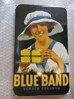 Emaille reclamebord Blue Band versch gekarnd margarine bord, Reclamebord, Zo goed als nieuw, Verzenden