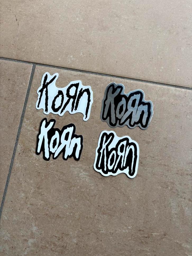 Autocollants Korn, Collections, Autocollants, Neuf, Enlèvement ou Envoi