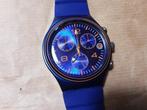 2012 Swatch Irony Aluminium Blue chronograph, Comme neuf, Enlèvement ou Envoi