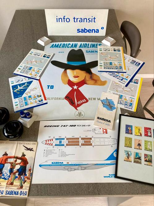 Lot 3 - Sabena, Collections, Aviation, Enlèvement ou Envoi