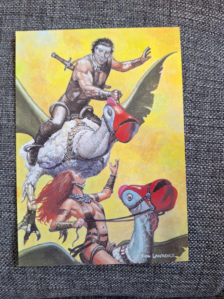 Don Lawrence Storm - Postkaart 1 Big Balloon (1997), Collections, Personnages de BD, Enlèvement ou Envoi, Autres personnages, Comme neuf