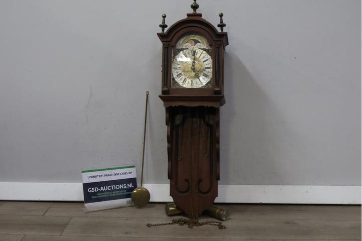 Friese Staartklok met Maanstand - WUBA, Antiek en Kunst, Antiek | Klokken