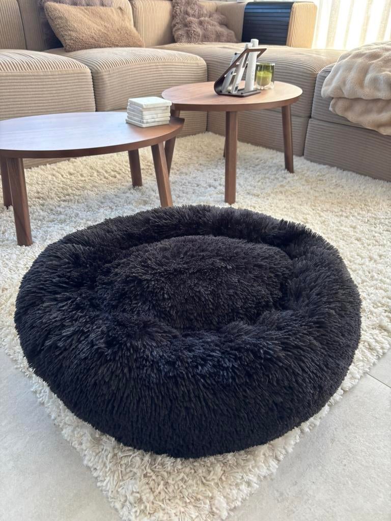 Trixie Harvey Fluffy donut mand zwart, Ophalen, Zo goed als nieuw