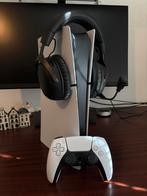 PS5 Slim Digital + Dual Shock en Headset (perfecte staat), Games en Spelcomputers, Spelcomputers | Sony PlayStation 5, Ophalen