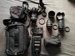 Nikon D60 kit + 3 lenzen + Nikon SB-600 flitser, Audio, Tv en Foto, Gebruikt, Spiegelreflex, 10 Megapixel, Ophalen of Verzenden