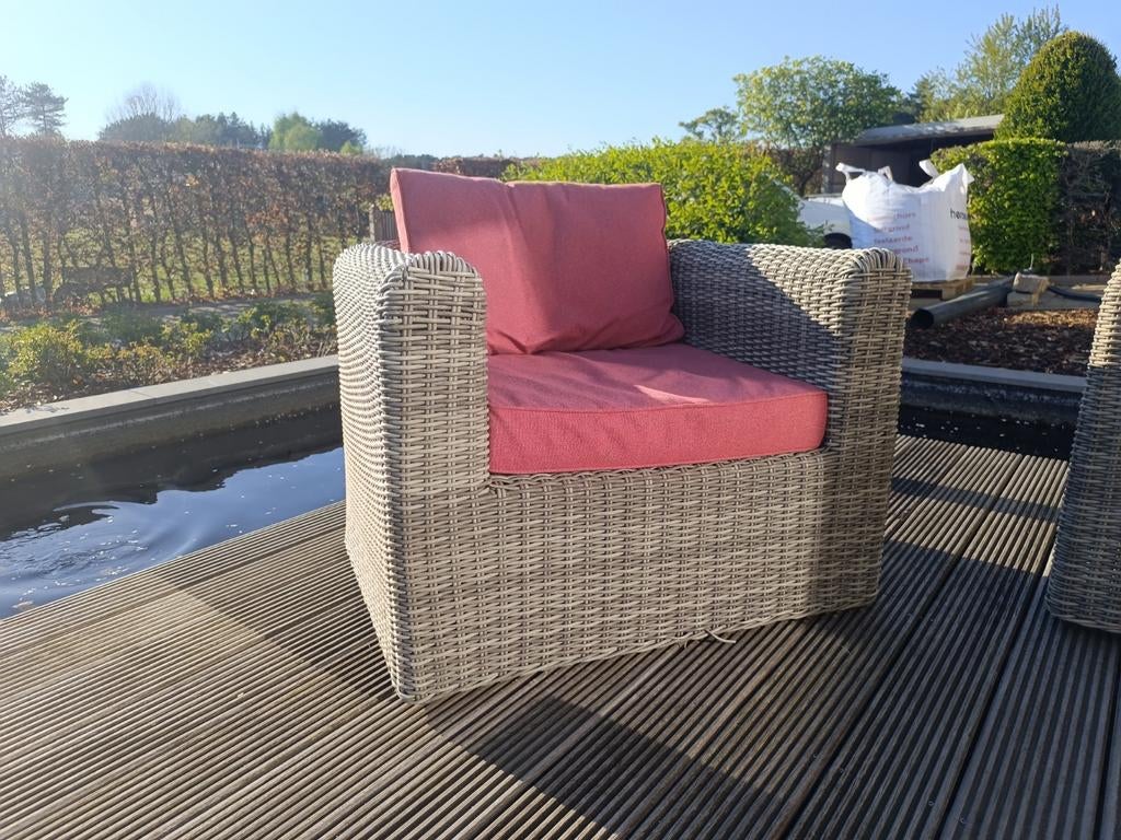 Loungeset, Tuin en Terras, Tuinsets en Loungesets, Ophalen, Gebruikt, Loungeset