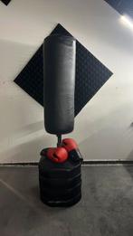 Bokzak (staande) met bokshandschoenen, Sports & Fitness, Boxe, Enlèvement, Comme neuf, Sac de boxe