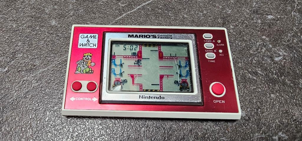 Spel en kijk Mario Cement (2), Games en Spelcomputers, Games | Nintendo Game Boy, Gebruikt, Ophalen of Verzenden