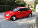 VW POLO 6R HIGHLINE 1.2 BENZ 85.000KM + CAR PASS!., Voorwielaandrijving, Euro 5, Zwart, Leder