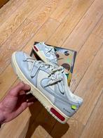 Nike x Off-White Dunk Low Lot 25 maatje 45, Comme neuf, Enlèvement, Blanc, Baskets